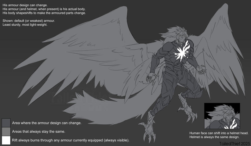 A reference artwork of my OC Ark in his Entiry form. A reference artwork of my OC Ark in his Entiry form.