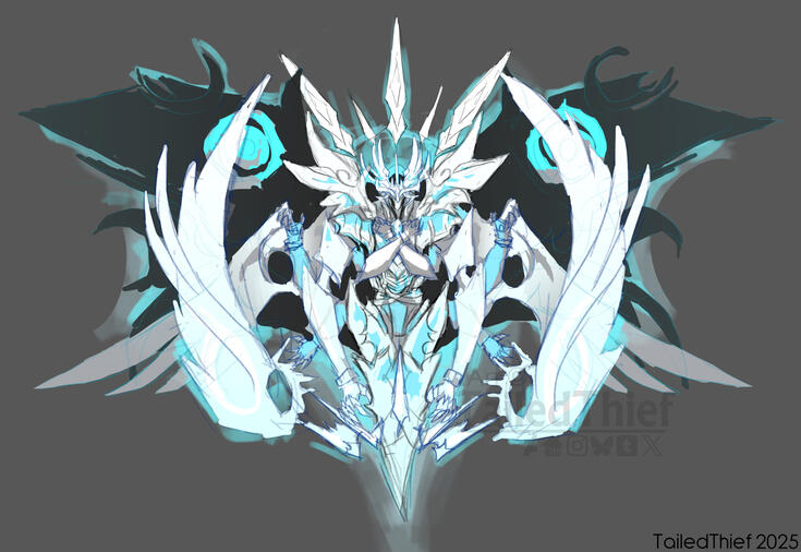 A design of a hypothetical scenario where the Warrior of Light in FFXIV is actually a primal. A design of a hypothetical scenario where the Warrior of Light in FFXIV is actually a primal.
